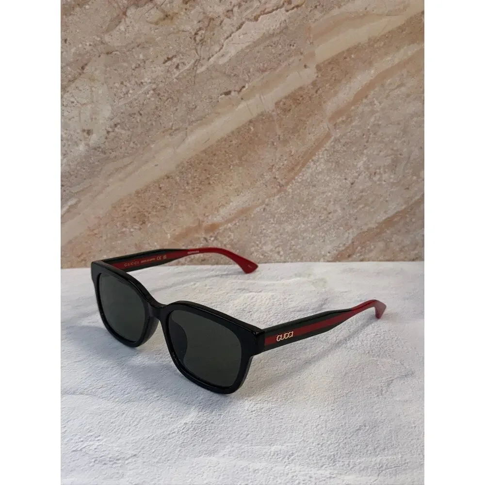 NEW Gucci GG1872SK Black Striped Leg Sunglasses $460
